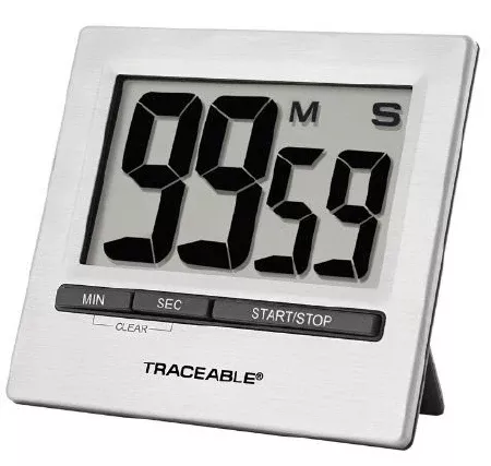 Cole-Parmer Inst. Electronic Alarm Timer Extra Large Digit Count Down Traceable 100 Hours Digital Display - M-1041675-1044 | Each