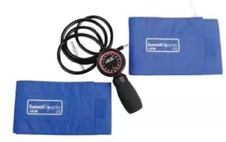 Cooper Surgical Aneroid Sphygmomanometer with Cuff Summit Doppler 2-Tube Handheld Small Adult / Child Multi Cuff Pack - M-531984-2207 | Kit of 1