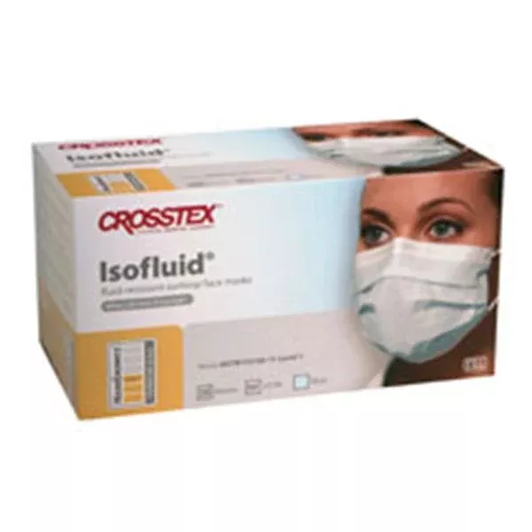 Crosstex International Face Mask Earloop Isofluid Fluid Resistant Lavender 50/Bx, 40 BX/CA (GCILV)
