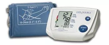 A&D Engineering Digital Blood Pressure Monitoring Unit LifeSource Desk Model Small Adult / Child Small Cuff - M-1021048-4910 | Each