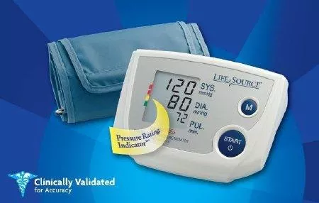 A&D Engineering Digital Blood Pressure Monitoring Unit One Step Plus Memory 2-Tube Desk Model Small Adult / Child Small Cuff - M-566112-2814 | Each