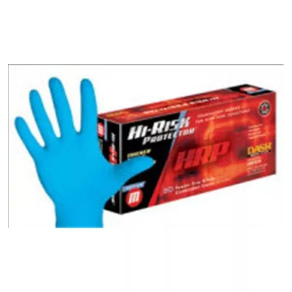 Dash Medical GlovesGloves Exam Hi-Risk Protector Powder-Free Ltx Lg NS Natural 50/Bx, 10 BX/CA (HRL50L)