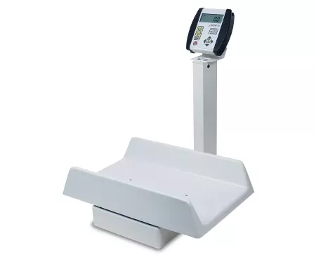 Detecto Scale Baby Scale Detecto Balance Beam Display 130 lbs. Capacity White Battery Operated - M-245684-1598 | Each