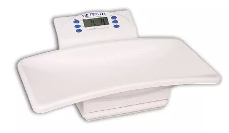Detecto Scale Baby Scale Detecto Digital Display 44 lbs. Capacity White Battery Operated - M-450781-3820 | Each