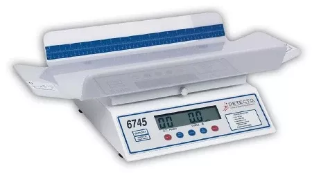 Detecto Scale Baby Scale Detecto Digital LCD Display 30 lbs. Capacity AC Adapter / Battery Operated - M-525833-4219 | Each