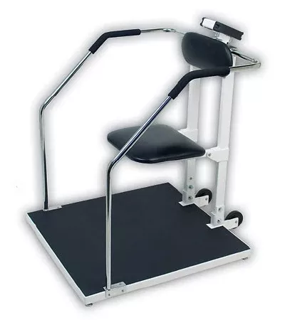Detecto Scale Bariatric Floor Scale Detecto Digital Display 800 lbs. Capacity AC Adapter / Battery Operated - M-510689-3147 | Each
