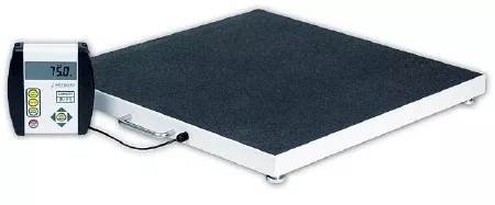 Detecto Scale Bariatric Floor Scale Detecto Digital LCD Display 800 lbs. Capacity Chrome AC Adapter / Battery Operated - M-479718-2583 | Each