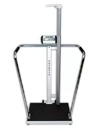Detecto Scale Bariatric Floor Scale ProMed Digital LCD Display 800 lbs. Capacity Black AC Adapter / Battery Operated - M-706305-3214 | Each