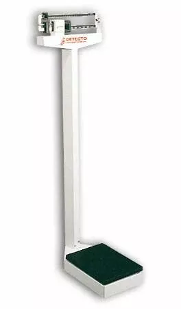 Detecto Scale Column Scale with Height Rod Detecto Balance Beam Display 400 lbs. Capacity White Analog - M-33398-2239 | Each