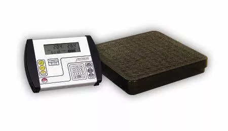 Detecto Scale Floor Scale Detecto Digital Display 400 lbs. Capacity Black Battery Operated - M-504512-4585 | Each