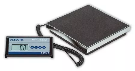 Detecto Scale Floor Scale Detecto Digital LCD Display 550 lbs. Capacity AC Adapter / Battery Operated - M-662427-2245 | Each