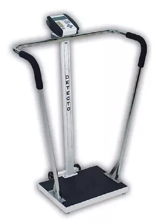 Detecto Scale Floor Scale Detecto Digital LCD Display 600 lbs. Capacity AC Adapter / Battery Operated - M-245680-2423 | Each