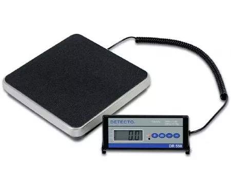 Detecto Scale Floor Scale DR Series Digital Remote Display 400 lbs. Capacity Black AC Adapter / Battery Operated - M-885309-4317 | Each