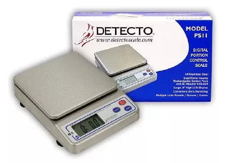 Detecto Scale Food / Lab Scale Detecto Digital LCD Display 11 lbs. Capacity AC Adapter / Battery Operated - M-543866-4497 | Each
