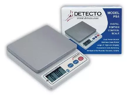 Detecto Scale Food / Lab Scale Detecto Digital LCD Display 4 lbs. Capacity AC Adapter / Battery Operated - M-537358-2956 | Each
