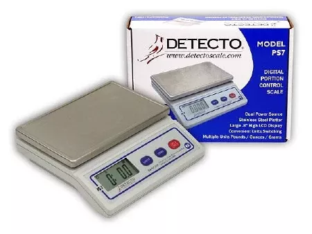Detecto Scale Food / Lab Scale Detecto Digital LCD Display 7 lbs. Capacity AC Adapter / Battery Operated - M-517785-4763 | Each