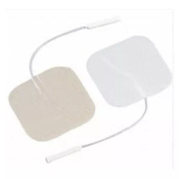 DJO Electrode Stimulating Dura-Stick 2.25x2.5" Cloth Beige 40/Pk