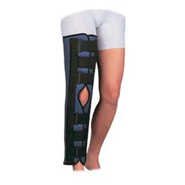 DJO Immobilizer Post-Op Deluxe Adult Knee Blue Size X-Large Ea