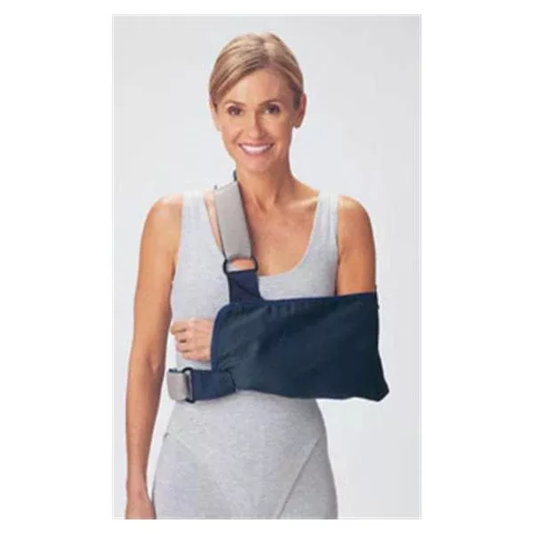 DJO Immobilizer Sling Adult Shoulder Ctn/Poly Nvy Sz Md Universal Ea