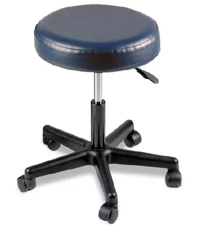 DJO Therapy Stool Chattanooga Backless Pneumatic Height Adjustment 5 Casters Imperial Blue - M-637122-3529 | Each