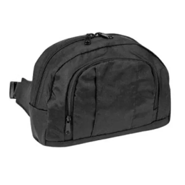 DMS Holdings Fanny Pack Zipper 9 in x 6 in Black Ea