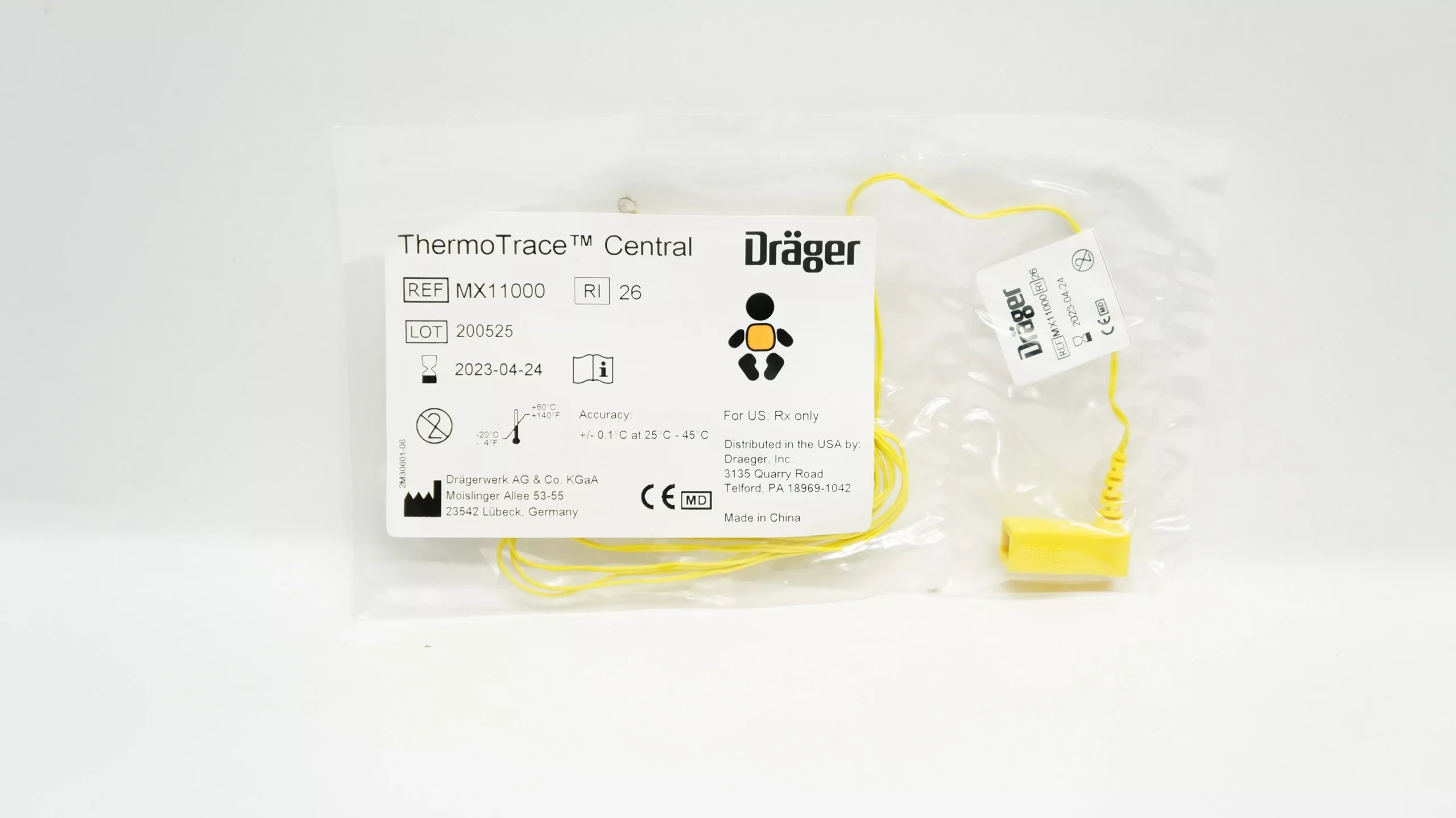 Drager MX11000 ThermoTrace Central Skin Temperature Sensor (x)