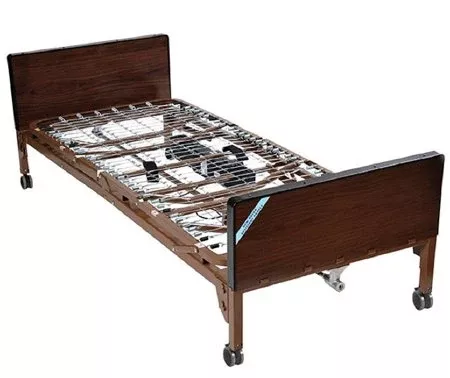 Drive Medical Electric Bed Delta Ultra Light 1000 88 Inch Length Spring Deck 15 to 24 Inch Height Range - M-555409-1475 | Each