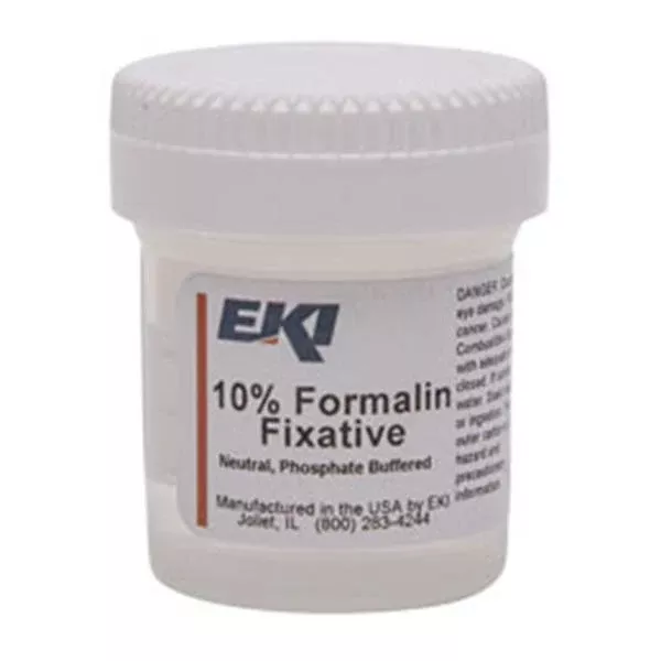 EK Industries Formalin Container Neutral Buffered 10% 20mL 100/Pk