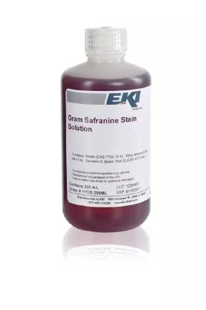 Ek Industries Inc Gram Safranin Stain Solution 250 mL - M-1082959-2118 | Each