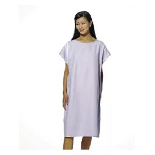 Encompass Group Gown Exam 55% Cotton / 45% Polyester Unisex Blue Adult Ea
