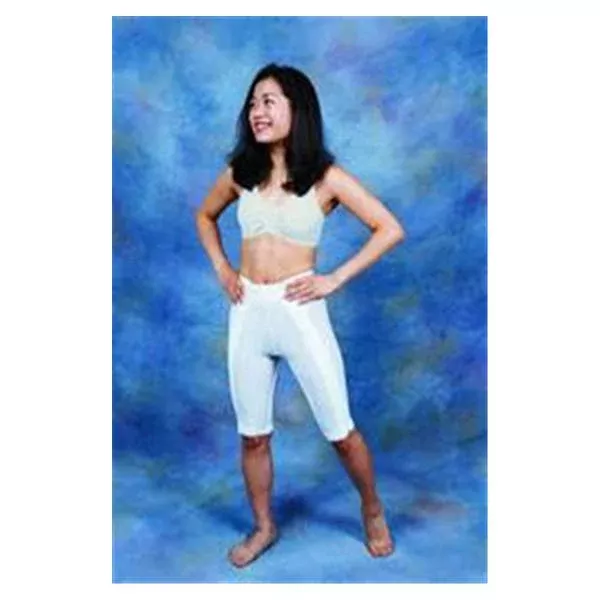 ES Medical Garment Compression Above Knee Medium Women 37-40" White EA (PP03MD)