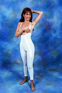 ES Medical Garment Compression Below Knee XL Women 46-50" White Ea