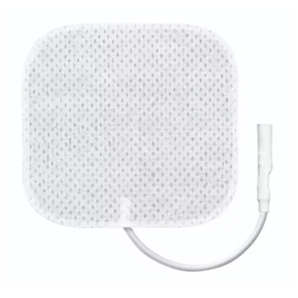 Fabrication Enterprises Electrode Electrotherapy ValuTrode X 2" Square Gl/Clth Wht 40/Ca