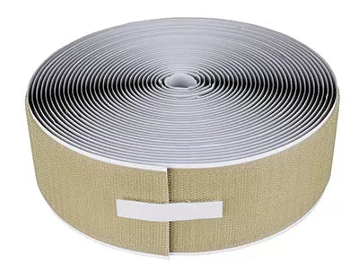 Fabrication Enterprises Fastener Hook Material Self-Adhesive Back Tan 2"x10yds Ea