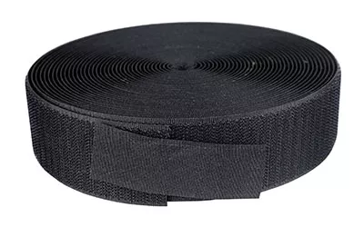 Fabrication Enterprises Fastener Hook Material Webbing Back Black 2"x10yds Ea