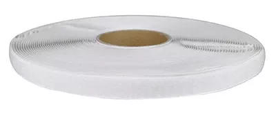 Fabrication Enterprises Fastener Hook Material Webbing Back White 1"x10yds Ea