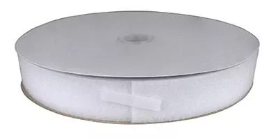 Fabrication Enterprises Fastener Loop Webbing Back White 1-1/2"x25yds Ea