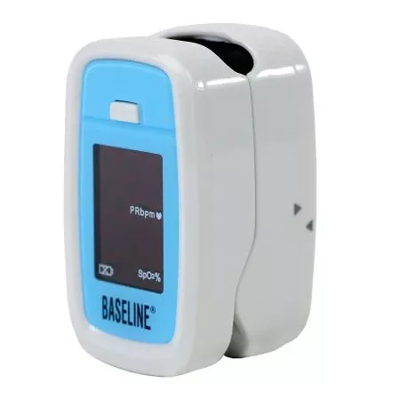 Fabrication Enterprises Fingertip Pulse Oximeter Baseline Battery Operated Visible Alarm - M-794385-3129 | Each