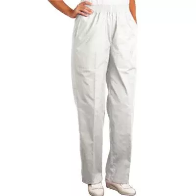 Fashion Seal Fashion Slacks Scrub Womens 2X Large White Ea