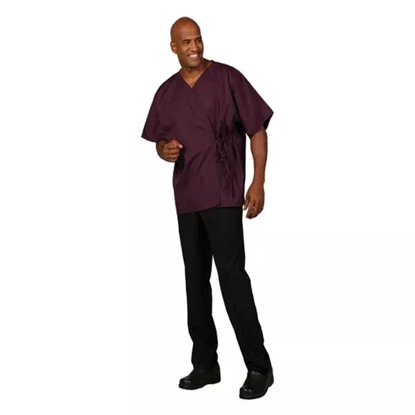 Fashion Seal Jacket Exam Polyester / Cotton Unisex Eggplant 3X Large Ea