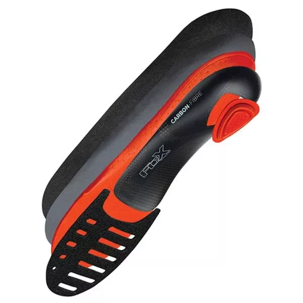 FCX GlobalInsole Carbon Pro Insite Men 14-15.5 Black/Orange 1/Pr
