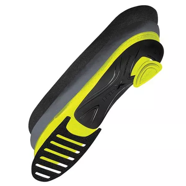 FCX GlobalInsole Fusion Elite Insite Black/Yellow Size 2 1/Pr