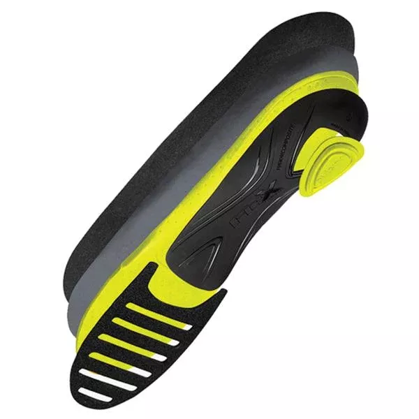 FCX GlobalInsole Fusion Elite Insite Black/Yellow Size 7 1/Pr