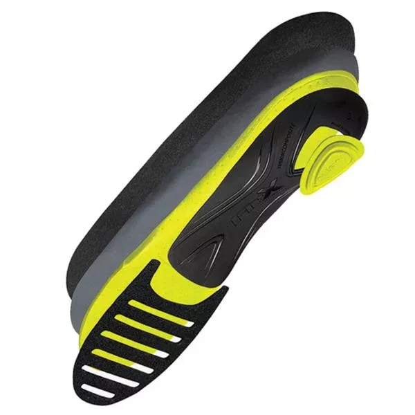 FCX GlobalInsole Fusion Elite Insite Black/Yellow Size 8 1/Pr