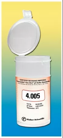 Fisher Scientific Acid Buffer Fisherbrand Traceable pH Buffer Certified Reference Material pH 4.0 6 X 100 mL - M-1011007-4317 | Pack of 1