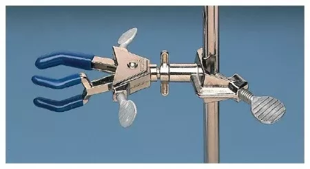 Fisher Scientific Adjustable-Angle Clamp Fisherbrand Castaloy 3-Prong Jaw For Gripping Rods up to 3/4 Inch Diameter - M-950763-3748 | Each