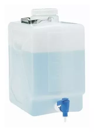 Fisher Scientific Carboy Fisherbrand Rectangular HDPE 9 Liter - M-971946-2396 | Each