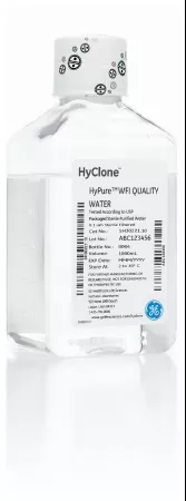 Fisher Scientific Chemistry Reagent HyClone Water Molecular Biology Grade pH 5.0 to 7.0 500 mL - M-918120-1148 | Each