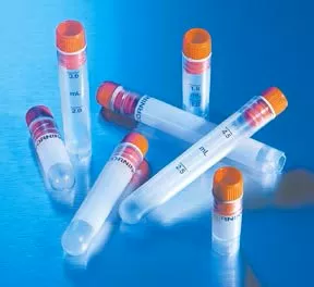 Fisher Scientific Cryogenic Vial Corning Internally Threaded Polypropylene 1.2 mL Screw Cap - M-678115-2977 | Case of 500