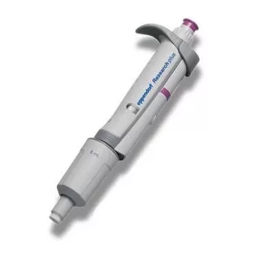 Fisher Scientific Eppendorf Research Plus Adjustable Volume Pipette 0.5 to 5 mL NonSterile - M-834739-3722 | Each